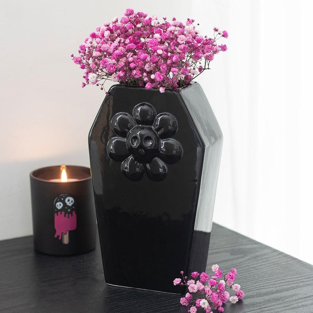 Something Different - Coffin Flower Vase - Schwarz